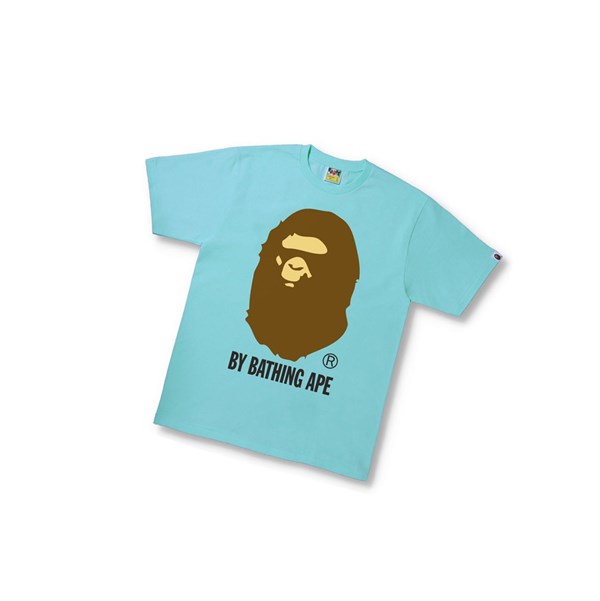Pánské Tričko A BATHING APE Bape By Bathing Ape Tee Krátké Sleeve Blankyt | XJGVE-9250