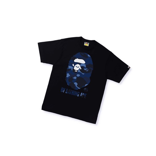 Pánské Tričko A BATHING APE Bape Color Camo A By Bathing Ape Tee Krátké Sleeve Černé | JLAVT-2067
