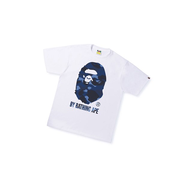 Pánské Tričko A BATHING APE Bape Color Camo A By Bathing Ape Tee Krátké Sleeve Bílé | TABMP-4217