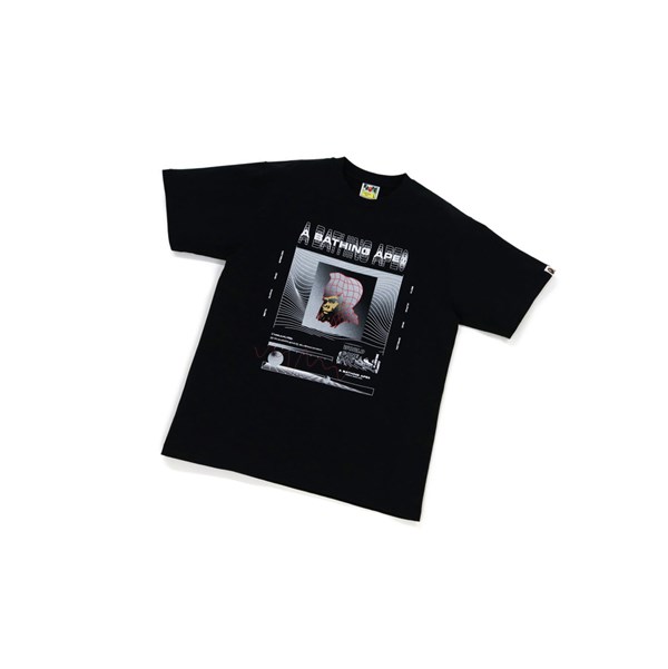 Pánské Tričko A BATHING APE Bape General Tee Krátké Sleeve Černé | DYXSA-6291