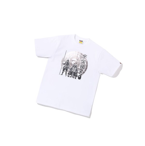 Pánské Tričko A BATHING APE Bape Kabuto Tee Krátké Sleeve Bílé | ZYMTV-7351