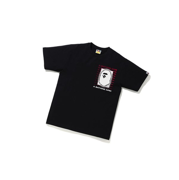 Pánské Tričko A BATHING APE Bape Time To Sleep Tee Krátké Sleeve Černé | TPJSR-3085