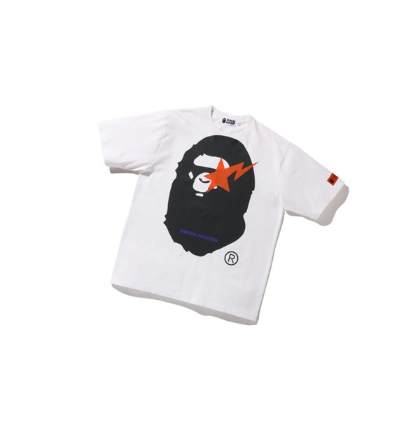 Pánské Tričko A BATHING APE Bape X Heron Preston Relaxed Tee Krátké Sleeve Bílé | HUEQV-4078