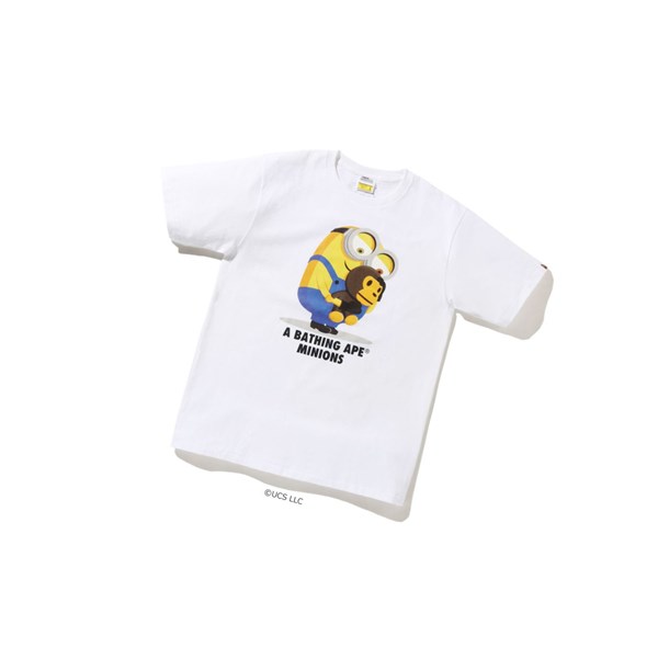 Pánské Tričko A BATHING APE Bape X Minions Tee08 Krátké Sleeve Bílé | ITRBJ-3210