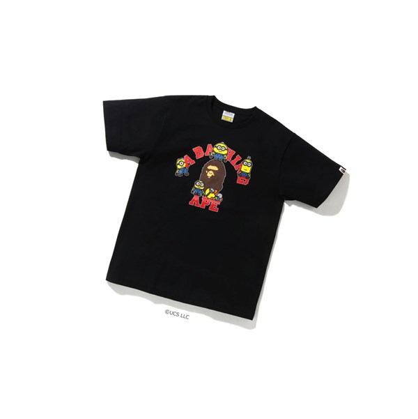 Pánské Tričko A BATHING APE Bape X Minions Tee01 Krátké Sleeve Černé | SYTPK-0697