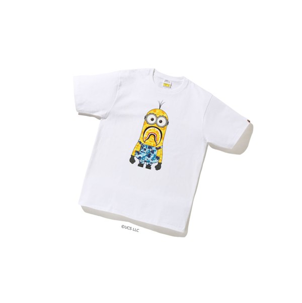 Pánské Tričko A BATHING APE Bape X Minions Tee07 Krátké Sleeve Bílé | VZFUB-7130