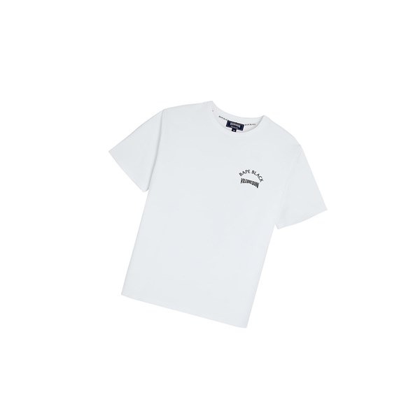 Pánské Tričko A BATHING APE Bape X Vilebrequin Tape Tee Krátké Sleeve Bílé | SOTYC-0524