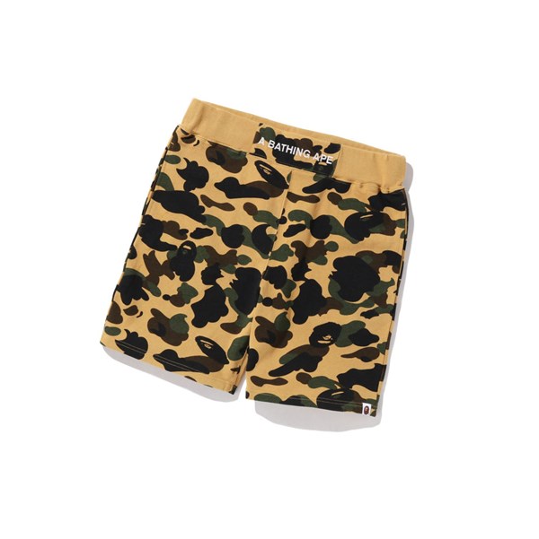 Pánské Šortky A BATHING APE Bape 1st Camo Sweat Žluté | GBJQW-4302