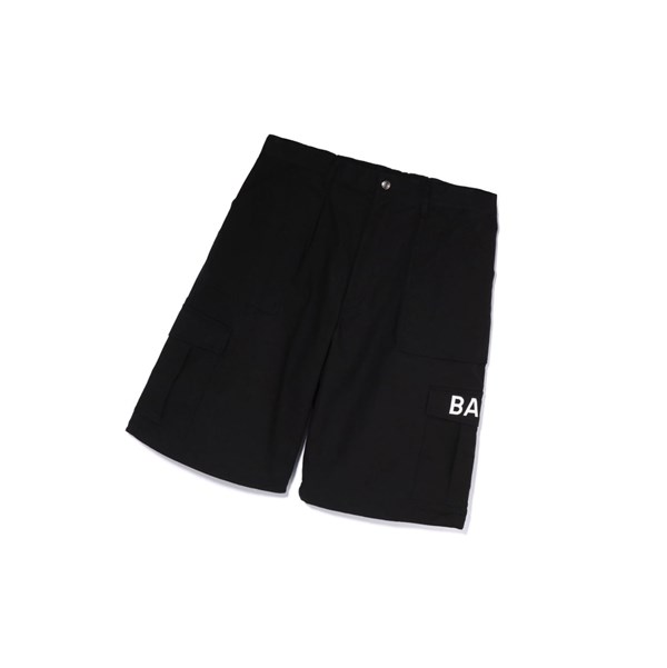 Pánské Šortky A BATHING APE Bape 6 Pocket Široké Fit Černé | TLXZO-2763