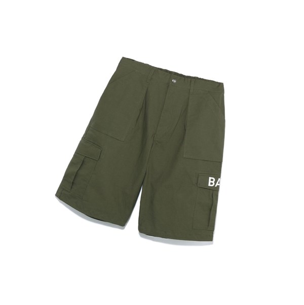 Pánské Šortky A BATHING APE Bape 6 Pocket Široké Fit Zelene | UOTRD-5896