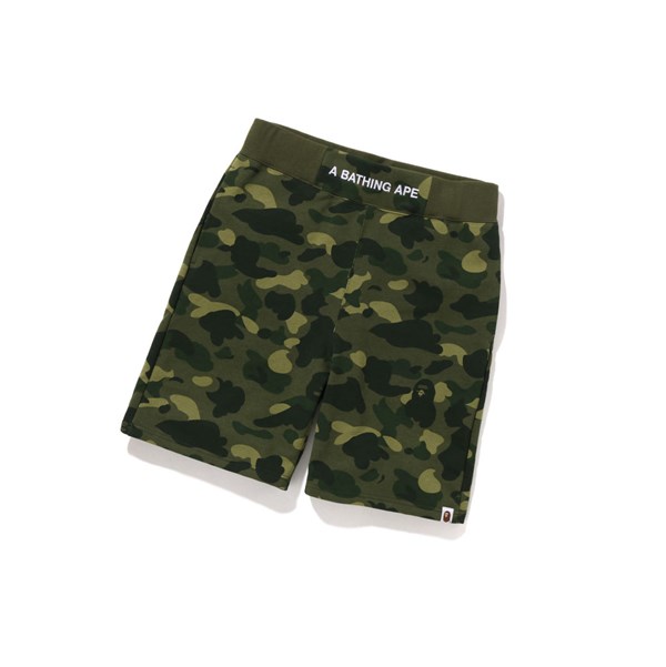 Pánské Šortky A BATHING APE Bape Color Camo Sweat Zelene | MFPVN-2419