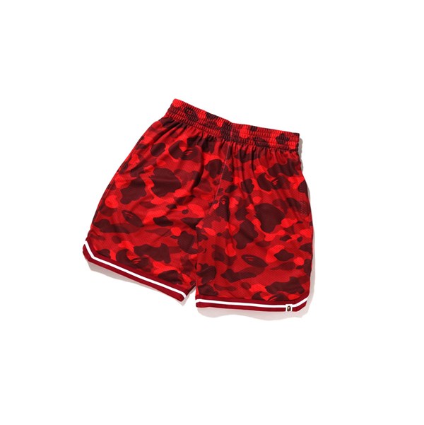 Pánské Šortky A BATHING APE Bape Color Camo Široké Fit Basketball Červené | RQMPJ-9365