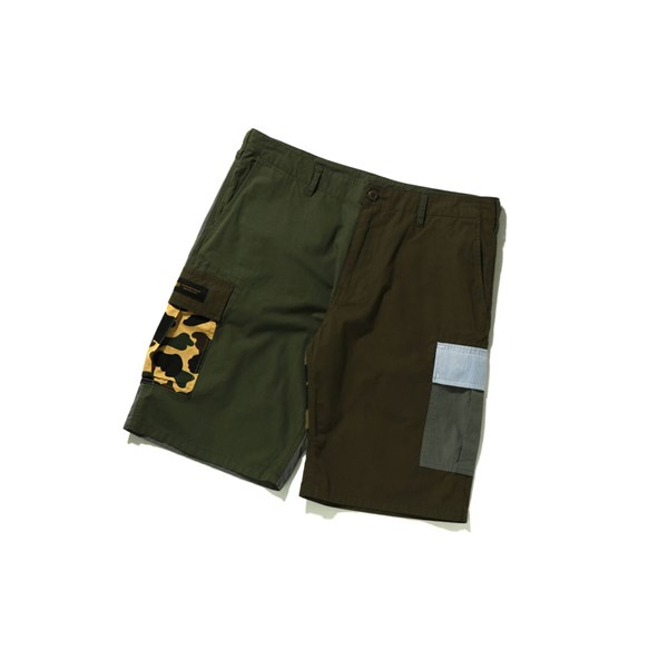 Pánské Šortky A BATHING APE Bape Crazy Pattern 6 Pocket Široké Fit Caise | NZRFH-5340