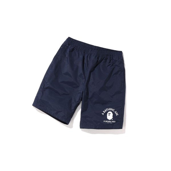 Pánské Šortky A BATHING APE Bape Nylon Beach Tmavě Blankyt Blankyt | BLCKU-1928