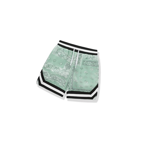 Pánské Šortky A BATHING APE Bape Paisley Print Světle Zelene | ILCTW-0489
