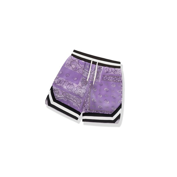 Pánské Šortky A BATHING APE Bape Paisley Print Fialové | QUJGE-4079