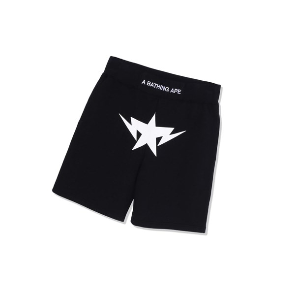 Pánské Šortky A BATHING APE Bape Twinsta Sweat Černé | UAQTP-9320